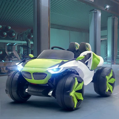 4 wheel new rc electric remote control for kids children adult ride on car dvd player mp3 player led lights audio seat covers