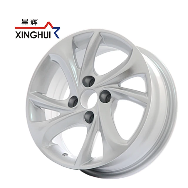 car rims 15 inch wheel for PEUGEOT silver 4 holes PCD 4x108 ET27 custom passenger car  alloy wheels