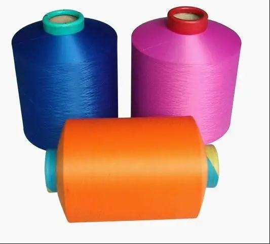 High tenacity dope dyed 1000 d polyester yarn FDY for rope