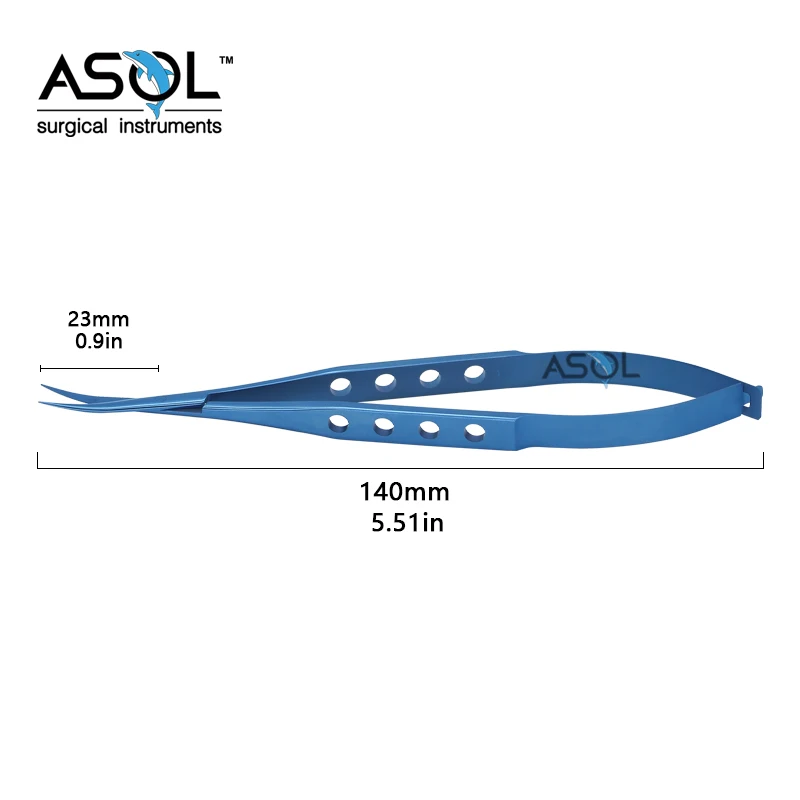 Medical scissors curved westcott utility tenotomy scissors surgery instruments 140mm long