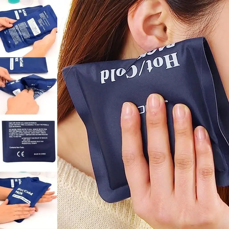 Wholeaser  Custom Reusable Ice Bag Hot & Cold Packs Hot Cold Gel Pack For Pain Relief