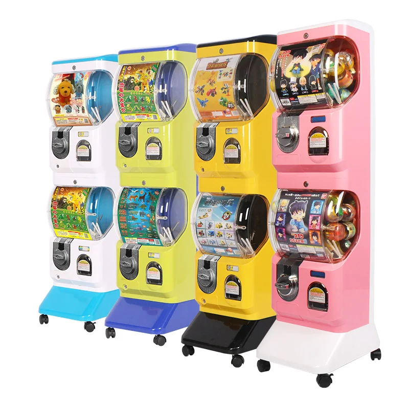 Цветной капсульный игрушечный торговый автомат Gacha диспенсер