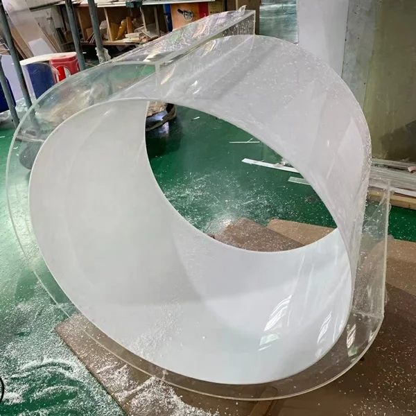 Big Acrylic Tube, Double Layers Clear And White Acrylic Tubes, Acrylic Cylinders