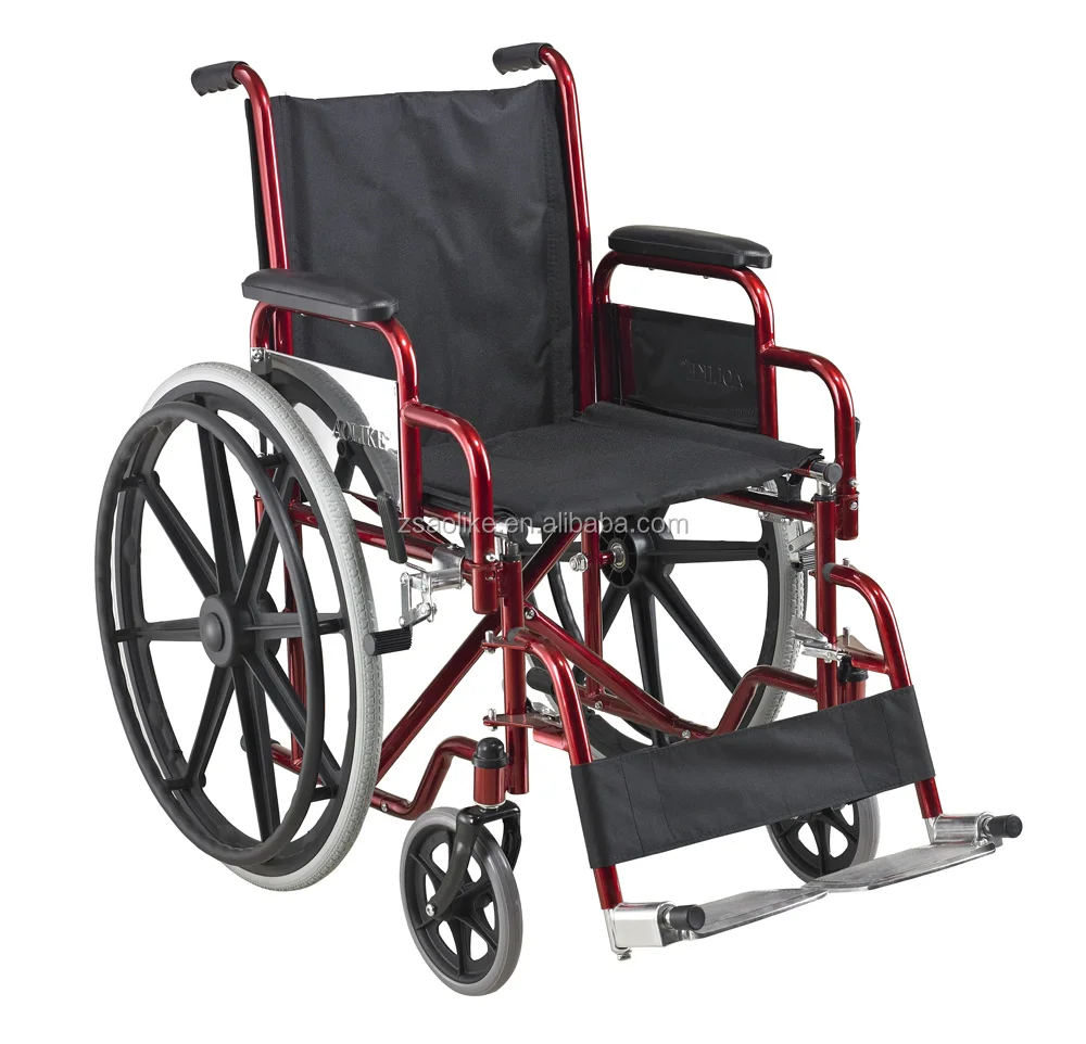 Factory price Light weight Customized Comfortable manual folding aluminum Wheelchairs for sale