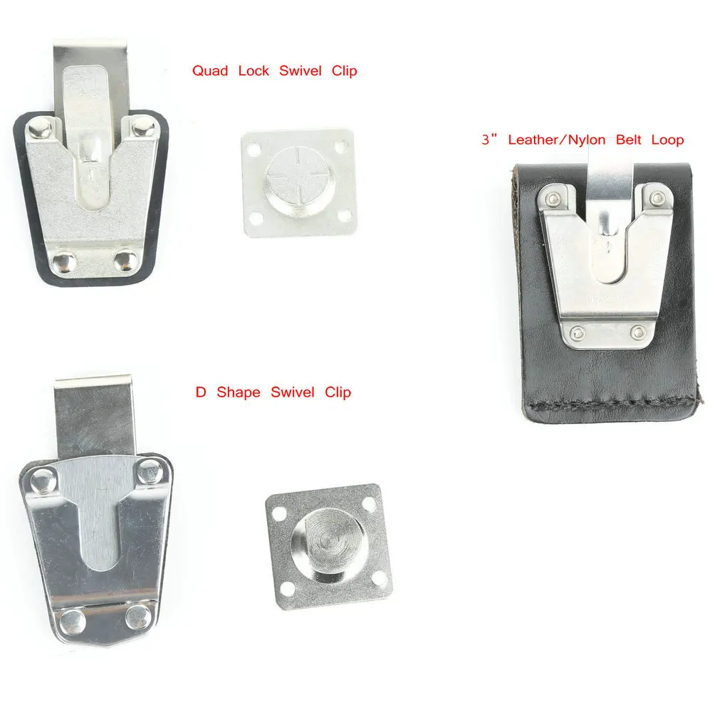 D Metal Clip & Swivel Belt Loop for Motorola XTS2500 HT1250 HT750 MTX8250 MTX9250 Radio Case Phone Holster Hardware accessories