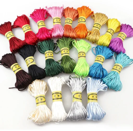 2023 Wholesale Adjustable Handmade Rope Stainless steel Cord String Bracelet with Custom Heat Charm Friendship Jewelry Women