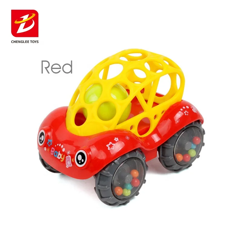 Baby rattle and roll car toddler gift for infant rattles toy set 0-2 years