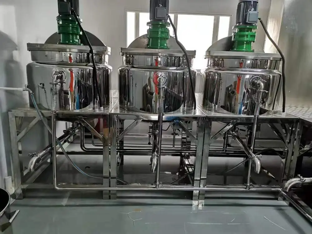 Multi-function liquid syrup making machine liquid soap shampoo mixer for car wash liquid