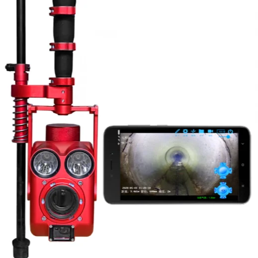 Sewer Pipe Inspection Video Camera Pipeline Wireless 360 degree Drain Video Pipe Camera