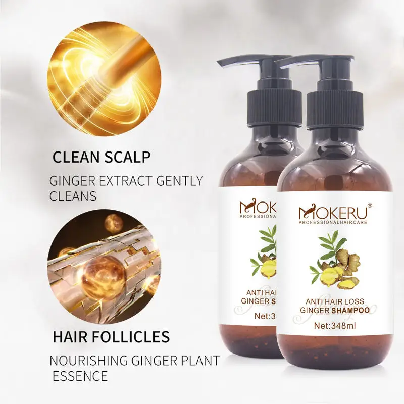 Шампунь для роста волос MOKERU ginger king органический шампунь