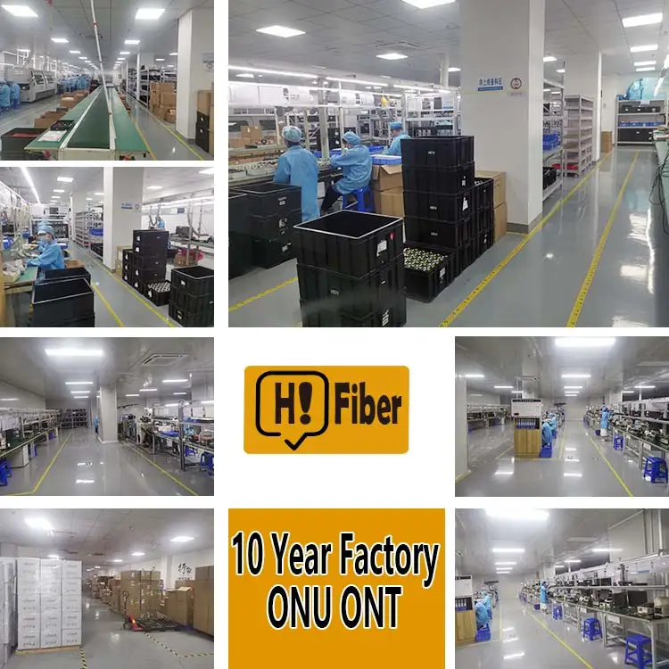 ONT Router Compatible All OLT HFR4103XR 4GE+1POTS+1USB+AC WiFi ONUS Cat TV ONT Wi-Fi 5G XPON ONT 5G Wire Equipment