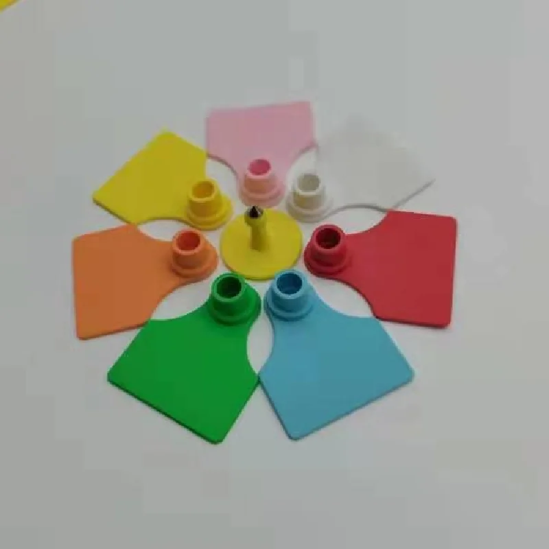 Custom Printing Multicolor Animal Ear Tags Pig Ear Tags for pig cattle cow sheep and goats