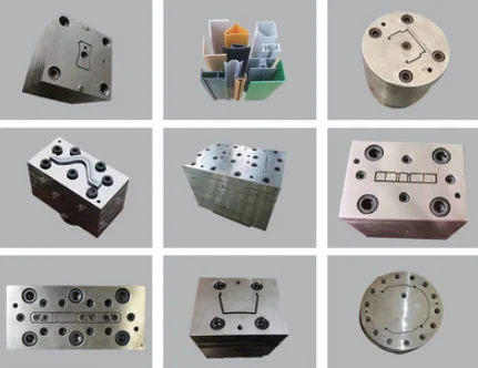 PVC plastic pipe communication pipe profile mold telecommunications porous pipe extrusion molding mold