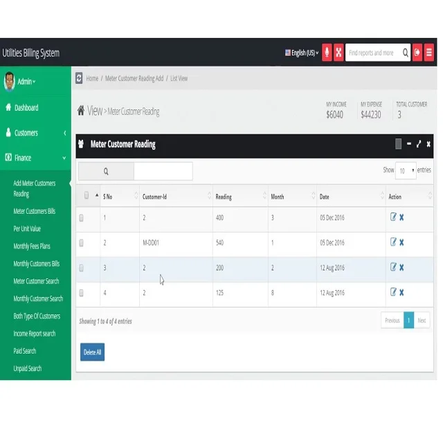 Latest Water Billing and Management System Software