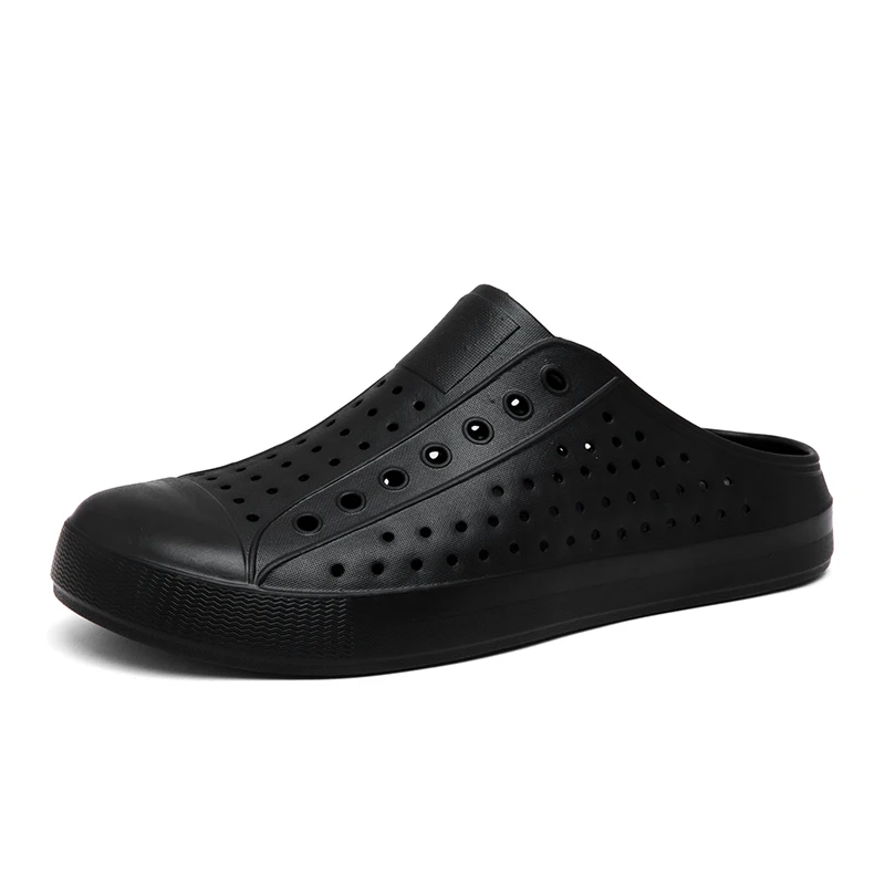 Custom Logo fashion beach Sandals shoes for men Original design printing Clogs anti slip breathable Outdoor men slippers