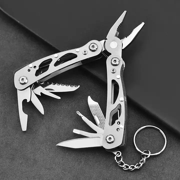 Hot Sale Multifunctional Pliers Hand Tools Portable Tool Folding Pocket Folding Knife With Key Ring