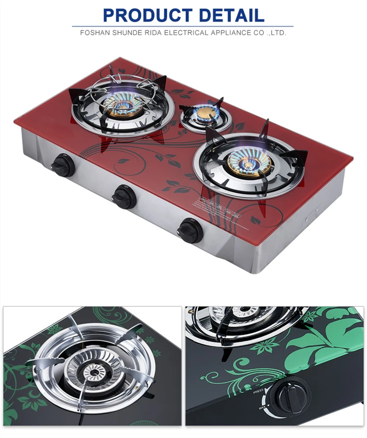 2 клапана чугунная 15 в Зажигалка Коммерческая газовая плита высокого давления