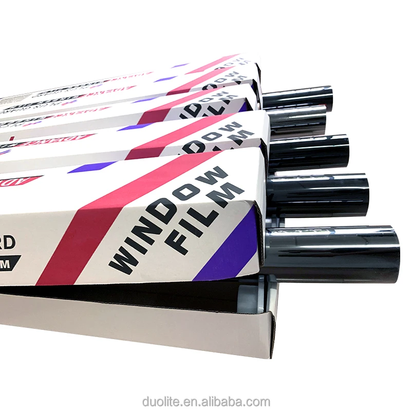 Free sample 1 ply anti-scratch Low MOQ VLT 5%, 20%, 35%  auto window tinting film