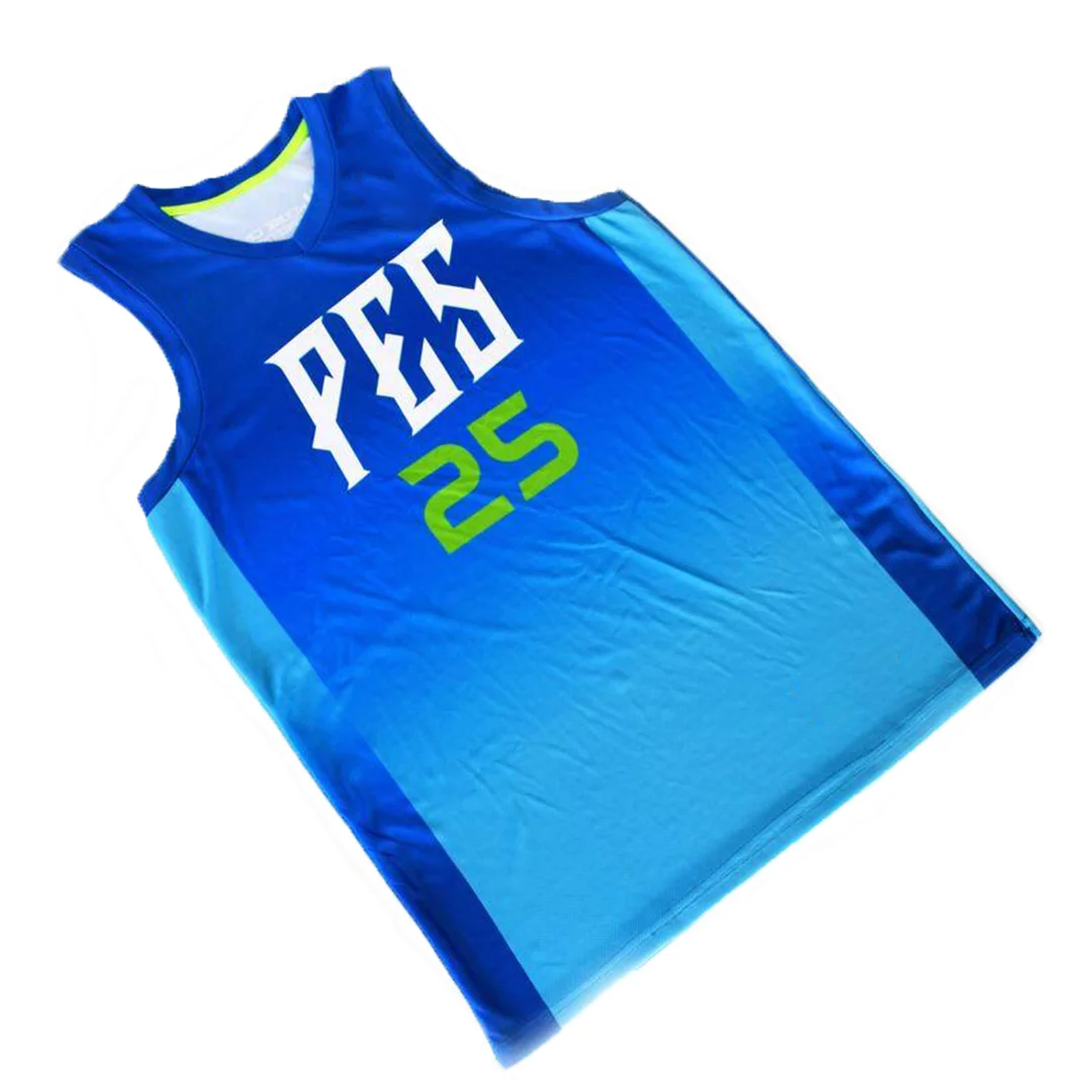 Custom high quality Quick Dry unisex retro Sublimation Reversible Singlets Vests Kit Set streetwear Basketball jersey