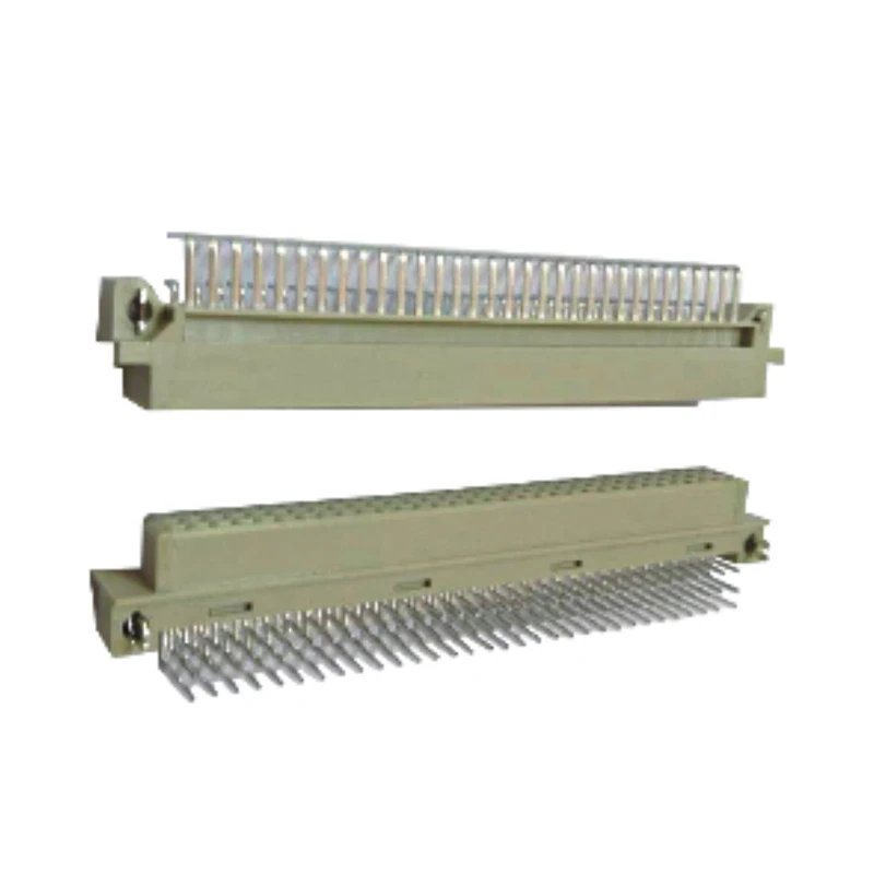 3 Rows2.54MM Pitch 96P Female 180 Degree DIP DIN Signal Euro Connector