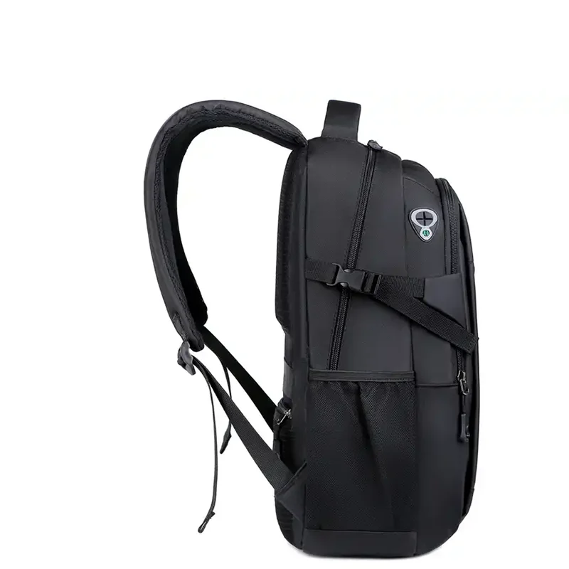 Factory 15.6 Inch Custom Logo Waterproof Oxford Pu Material Business Men Day Pack Bag Travel Laptop Backpack