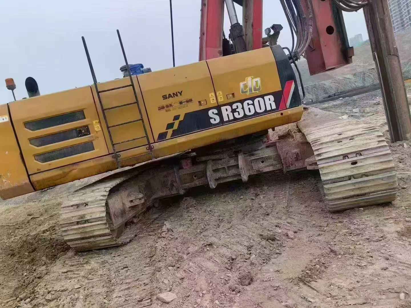 Used SR285R W10 SR235R c10 sany SR155R SR285R SR360R SR405R W10 rotary piling machine/pull down winch rigs WIRE ROPE SYSTEM