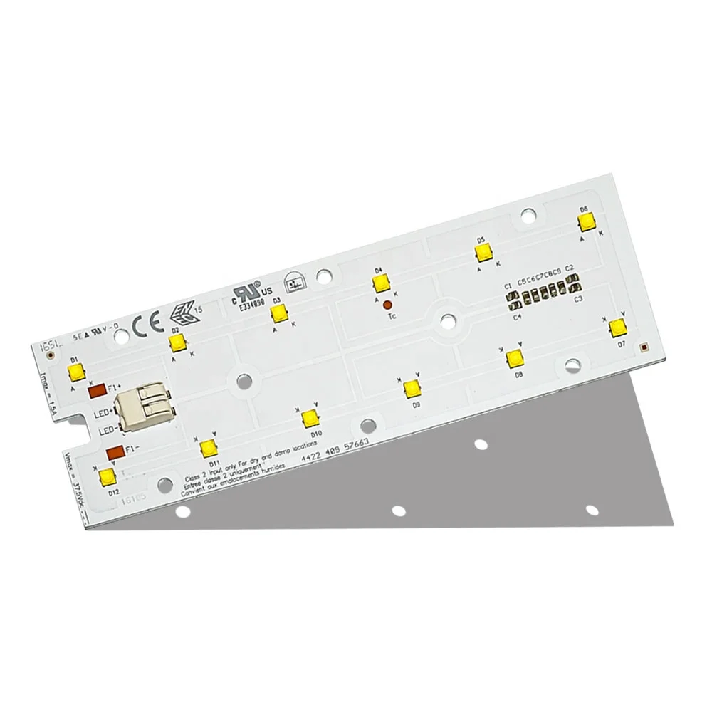 Поставка PCB ZHAGA наружный модуль с объективом оптики 2x6 SMD3535 160 лм/Вт PCBA освещения