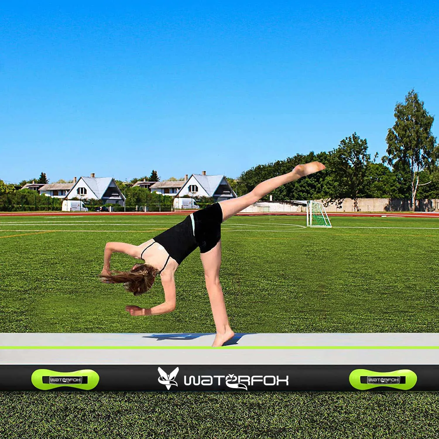 OEM ODM 10ft*3.3ft*4in Air Track Tumbling Mat for Gymnastics Inflatable Airtrack Floor Mats Carbon fiber Double Seal Side