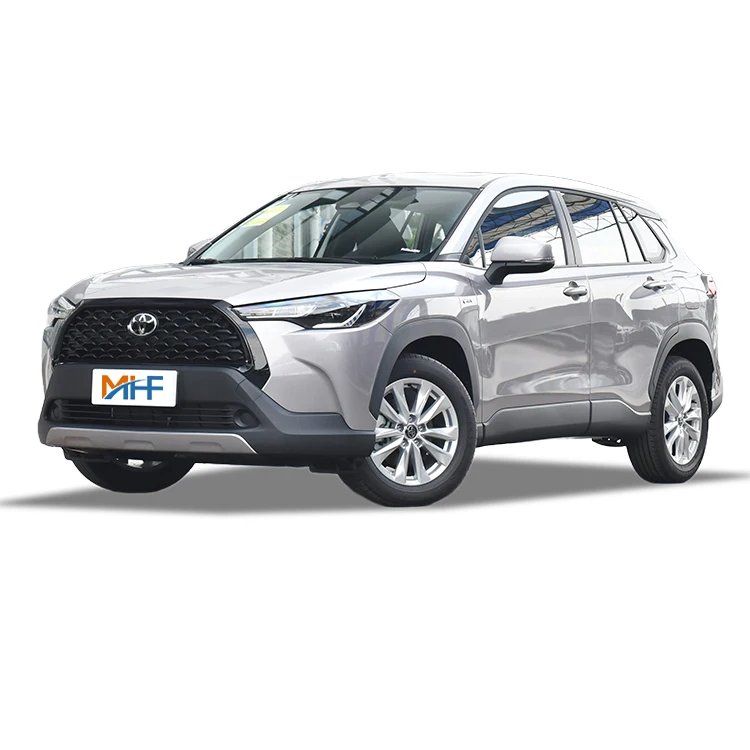 2024 Toyo-Ta Coroll-A Cross Gasoline Auto Cheap Petrol Car with Aluminium Alloy Roof Rack in Stock in Azerbaijan