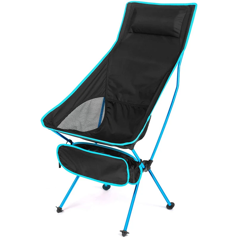 Camping fishing chair customized logo aluminum ultralight adjustable outdoor folding chair