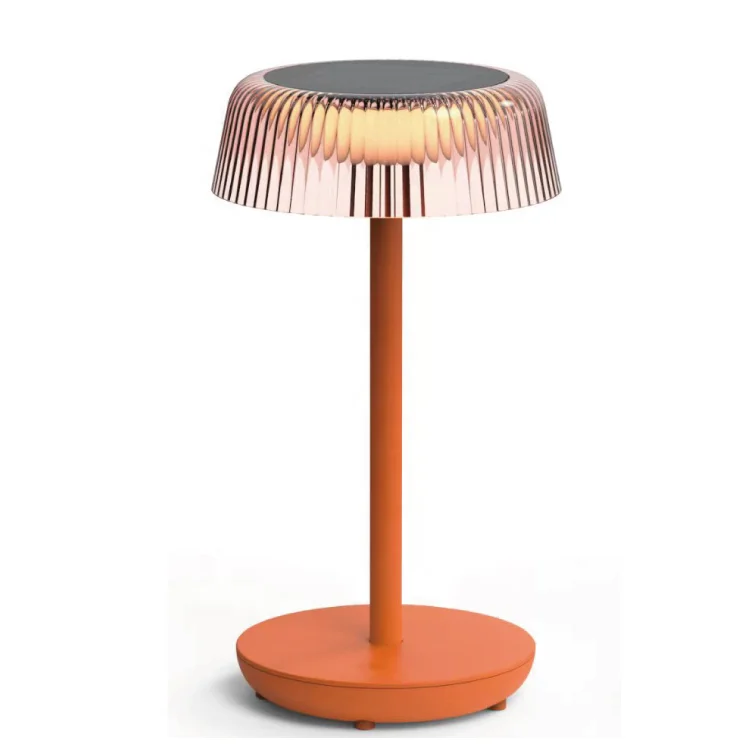 Rechargeable Outdoor Solar Battery Table Lamp Acrylic Clear Lamp Shade Garden Bedroom Hotel Decorative Lamps