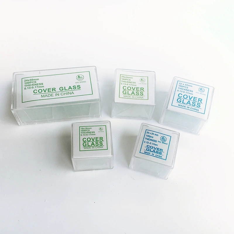 Laboratory Disposables Glass Slide Cover 50 place 7101 7102 Microscope Slide Slip