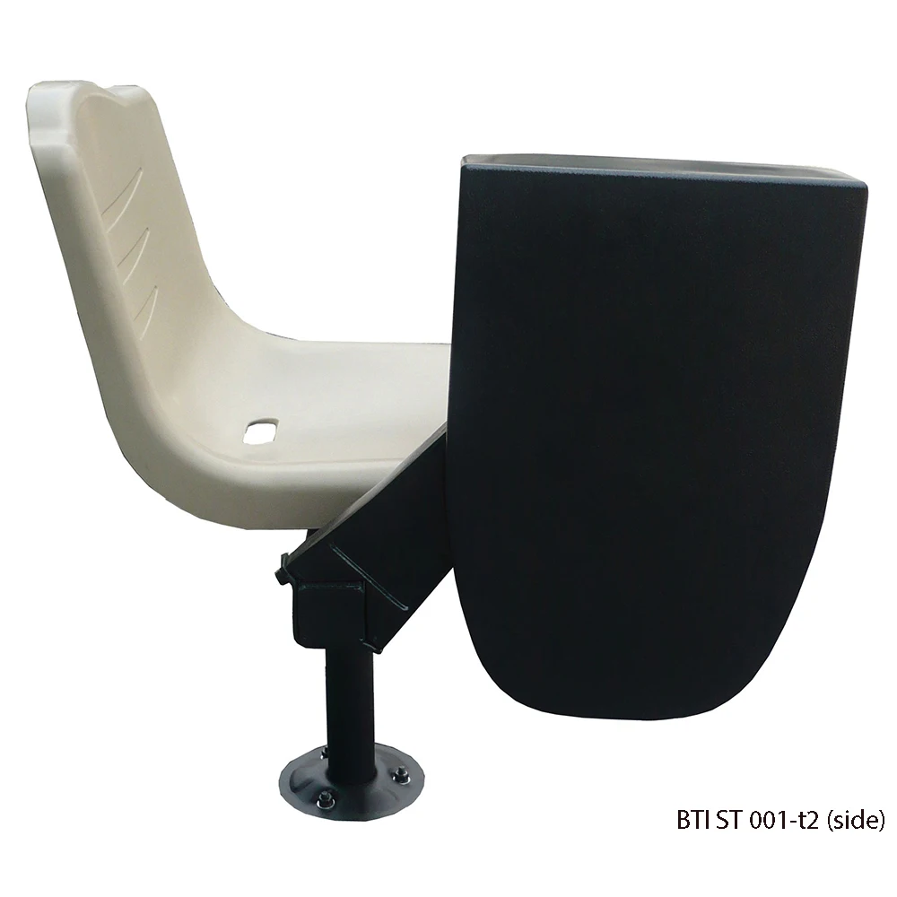 Лекция стадион офисный стул ST-001-02-T2 B сильный литой полипропилен из АБС-пластика с пюпитром эпоксидное покрытие стенд