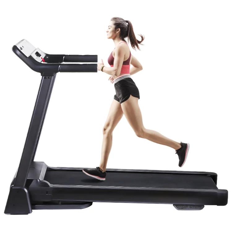 Home Best Foldable Gym Treadmill Commercial Running Machine Manual Incline With Bluetooth Speakers