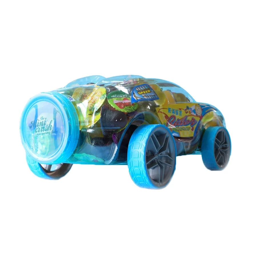 New fancy amazing supercar toy fruit flavour mini gelatina
