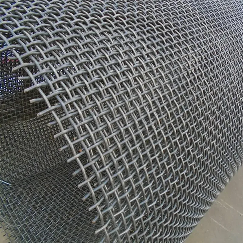 SUS 304 316 316l 6 8 10 12 14 20 mesh stainless steel crimped woven wire mesh
