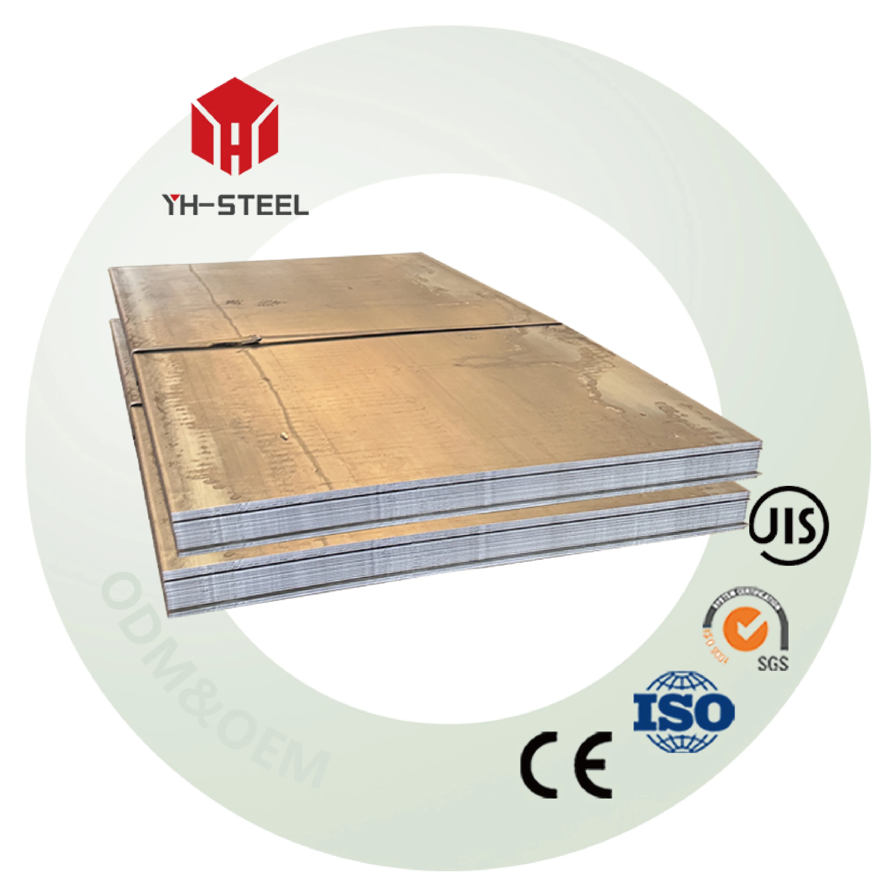 Q235 A105 A36 St52 Medium Mild Steel 12mm 3mm High Hot Rolled Wearing Sheet SS400 Q355.En10025 Carbon Steel Plate