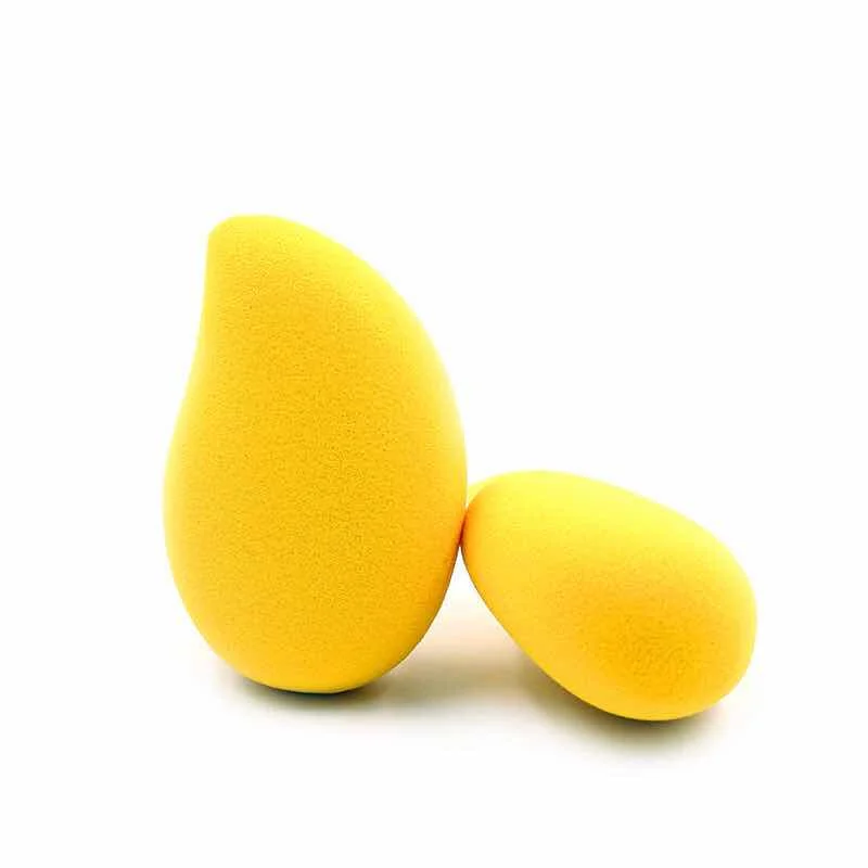 Wholesale Microfiber Natural Sea Beauty Makeup Sponge Blender With Super Soft Orange Makeup Puff