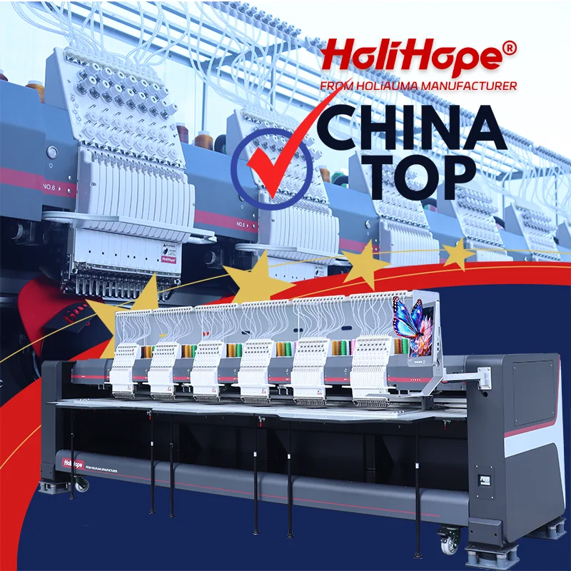 HoliHope six head computerized embroidery machine precios de maquinas de bordar computarizadas mini maquina de bordado