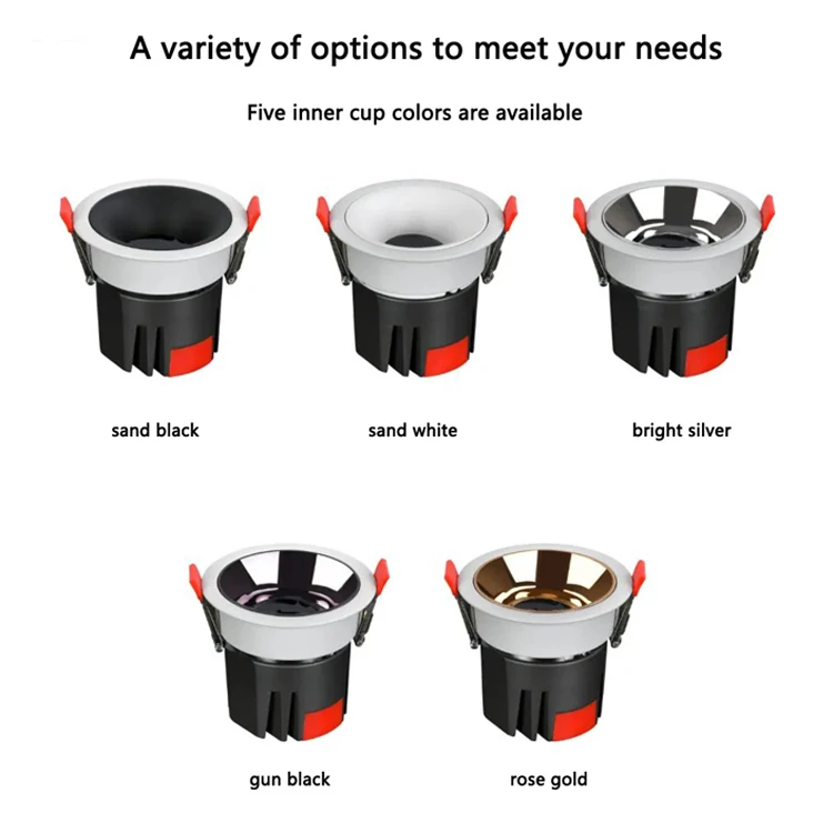 Tuya zigbee wif bluetooth cct rgb remote control lamp adjustable led ceiling lights 0-10v dali triac dimmable spot led downlight