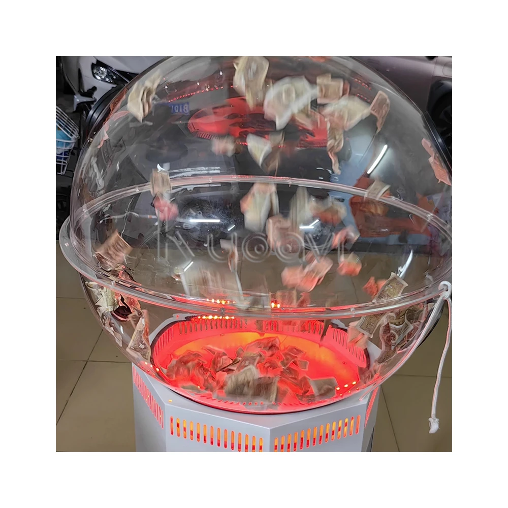 Mini electronic air blowing lucky lotto drawing number ping pong balls bingo game lottery pinball machine