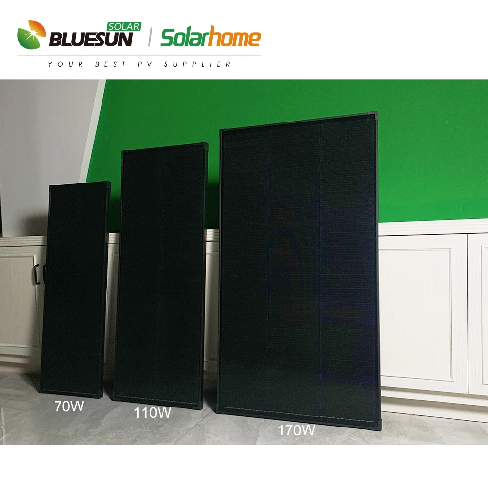 Popular buying portable mini solar panel 20watts 110watts 170watts for Europe outdoor market