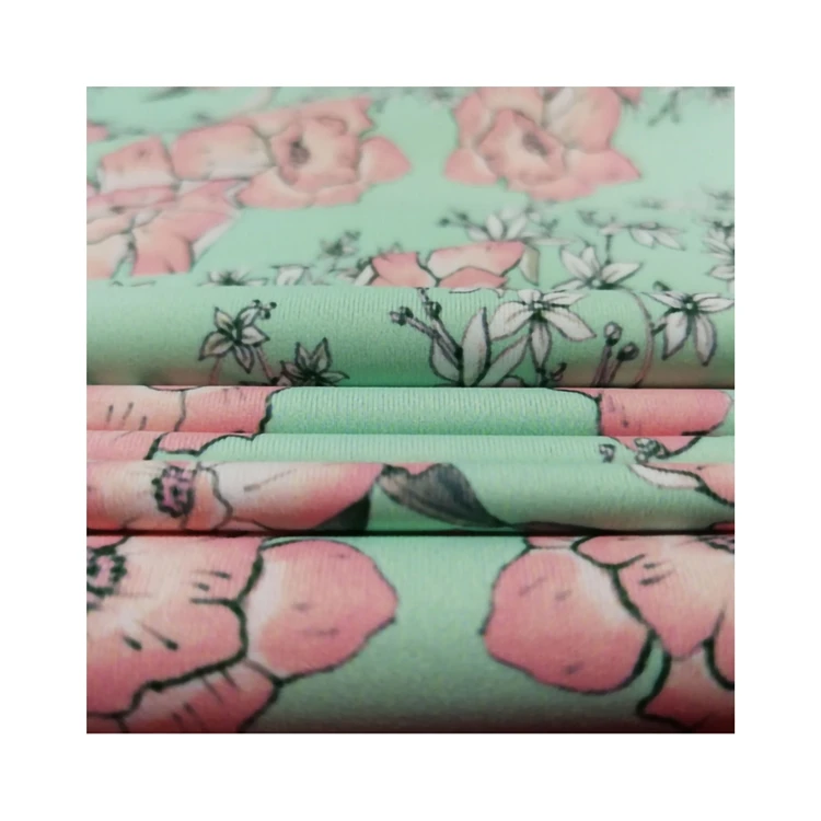 No MOQ Custom Digital Printing Stretch Corduroy Fabric For