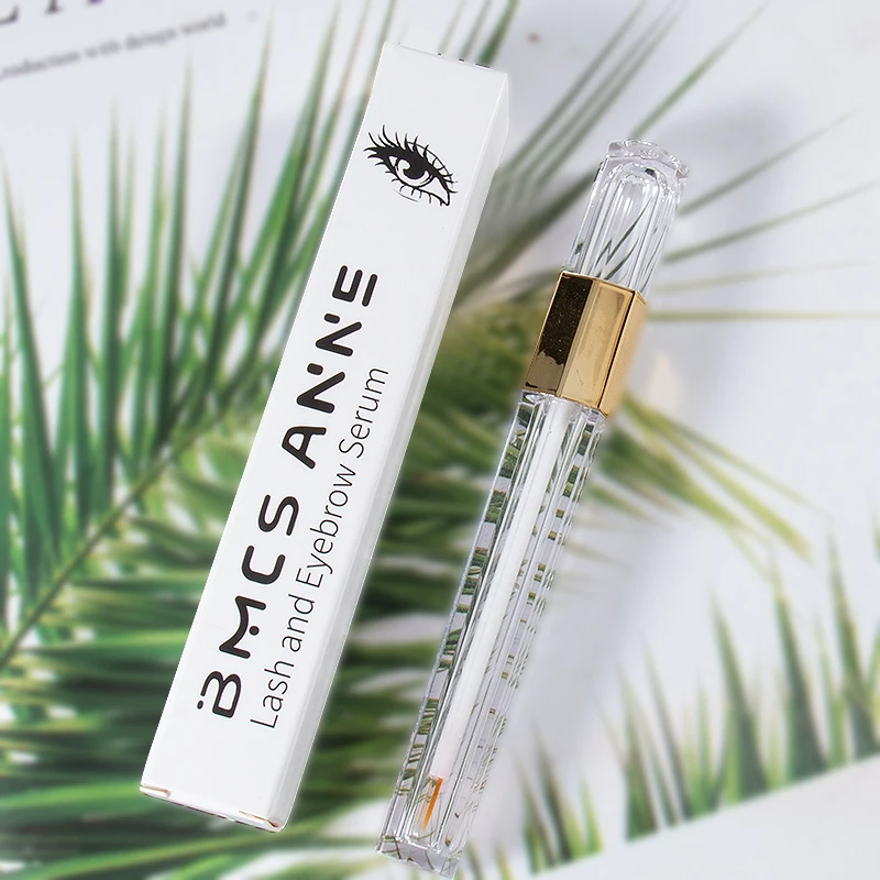Korean Private Label Brow Lash Eyebrow Enhance Lashserum Growing Vegan Natural 100% Organic Lashes Growth Liquid Eyelash Serum