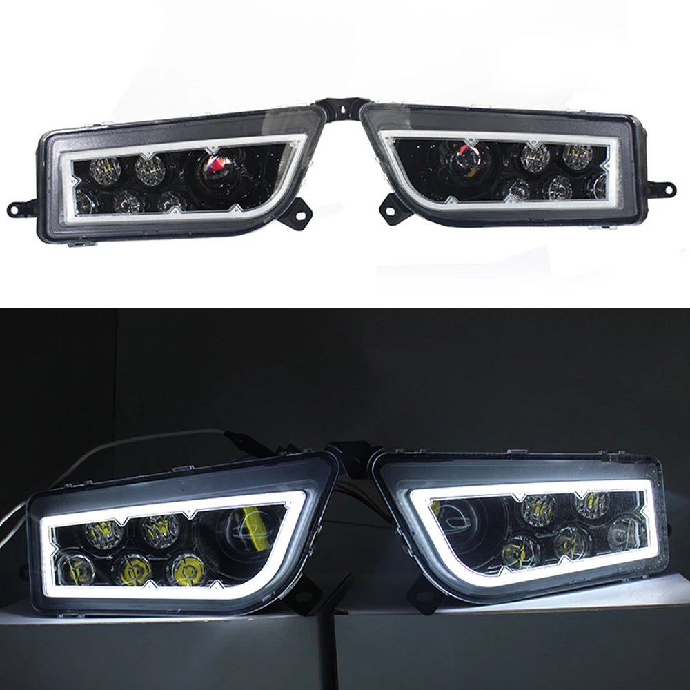 LED Front Headlights ATV Projector Lighting For Polaris General RZR XP 1000 ATV UTV RZR 900 2016-2018
