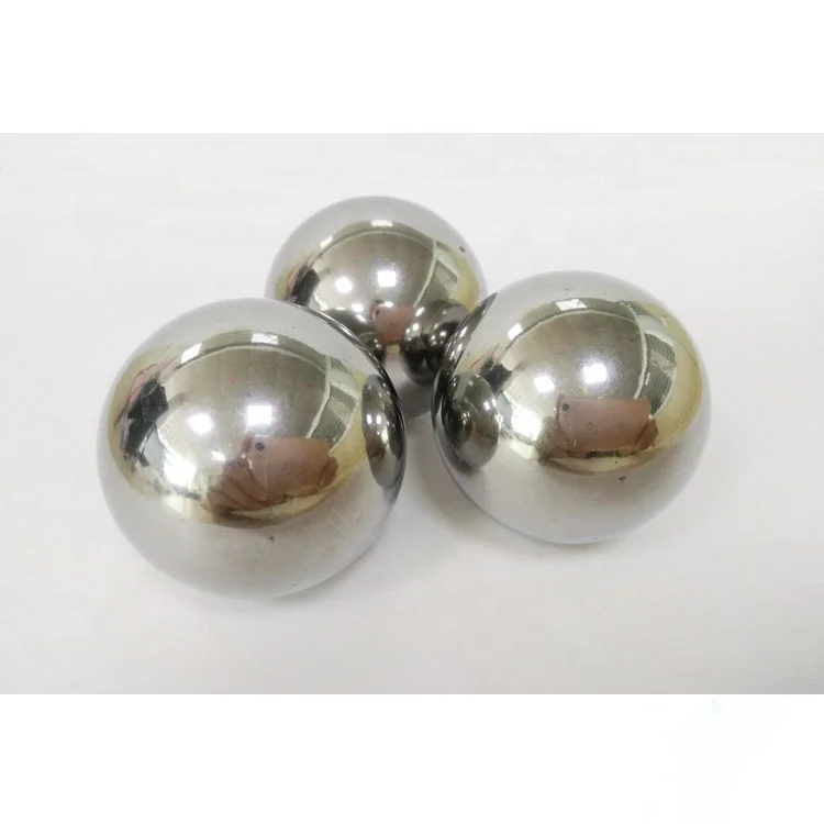 high quality aisi52100 60mm 70mm solid chrome steel ball for grinding