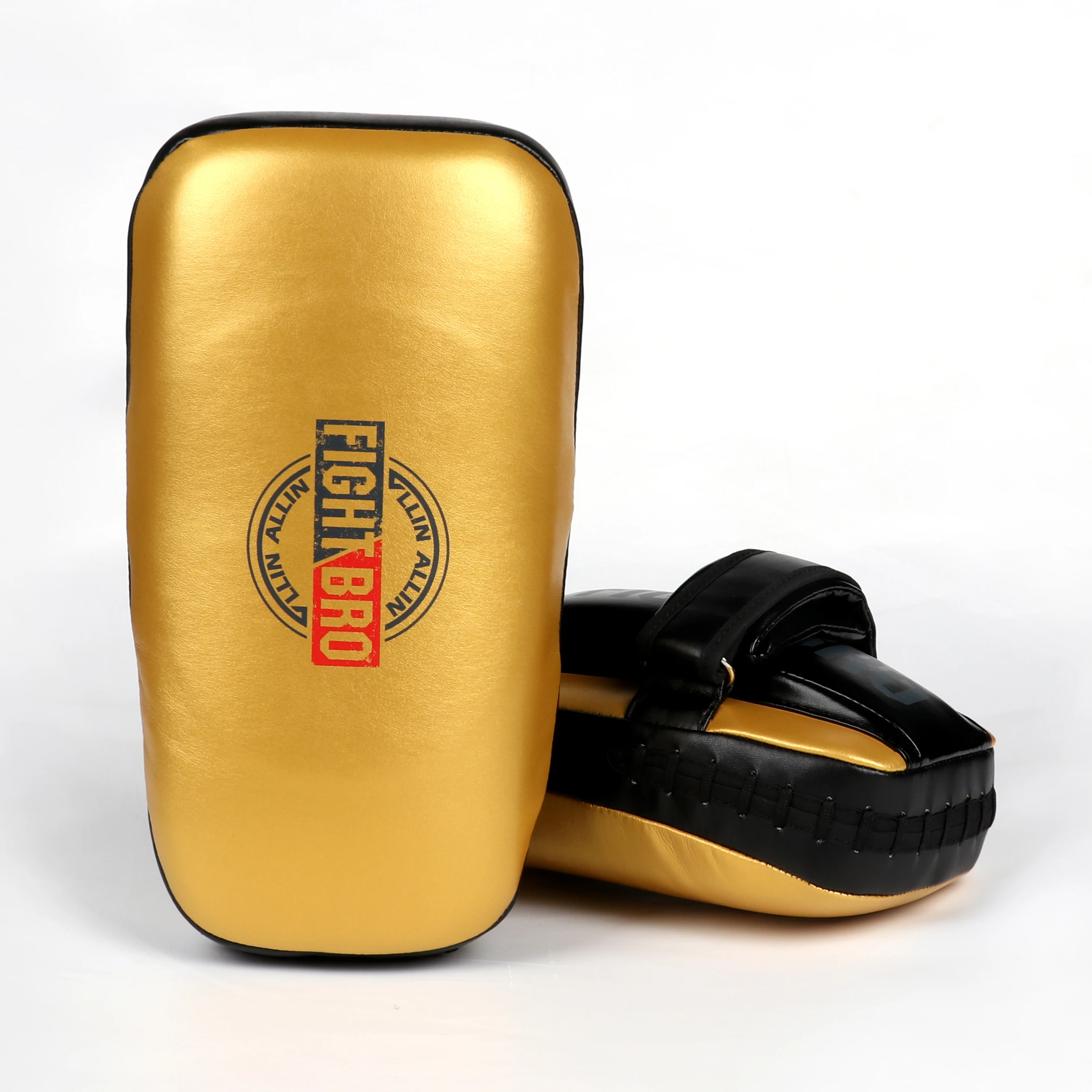 Kick Pad Boxing Karate Genuine Leather Muay Thai MMA Taekwondo Martial Art Kick Thai Pads