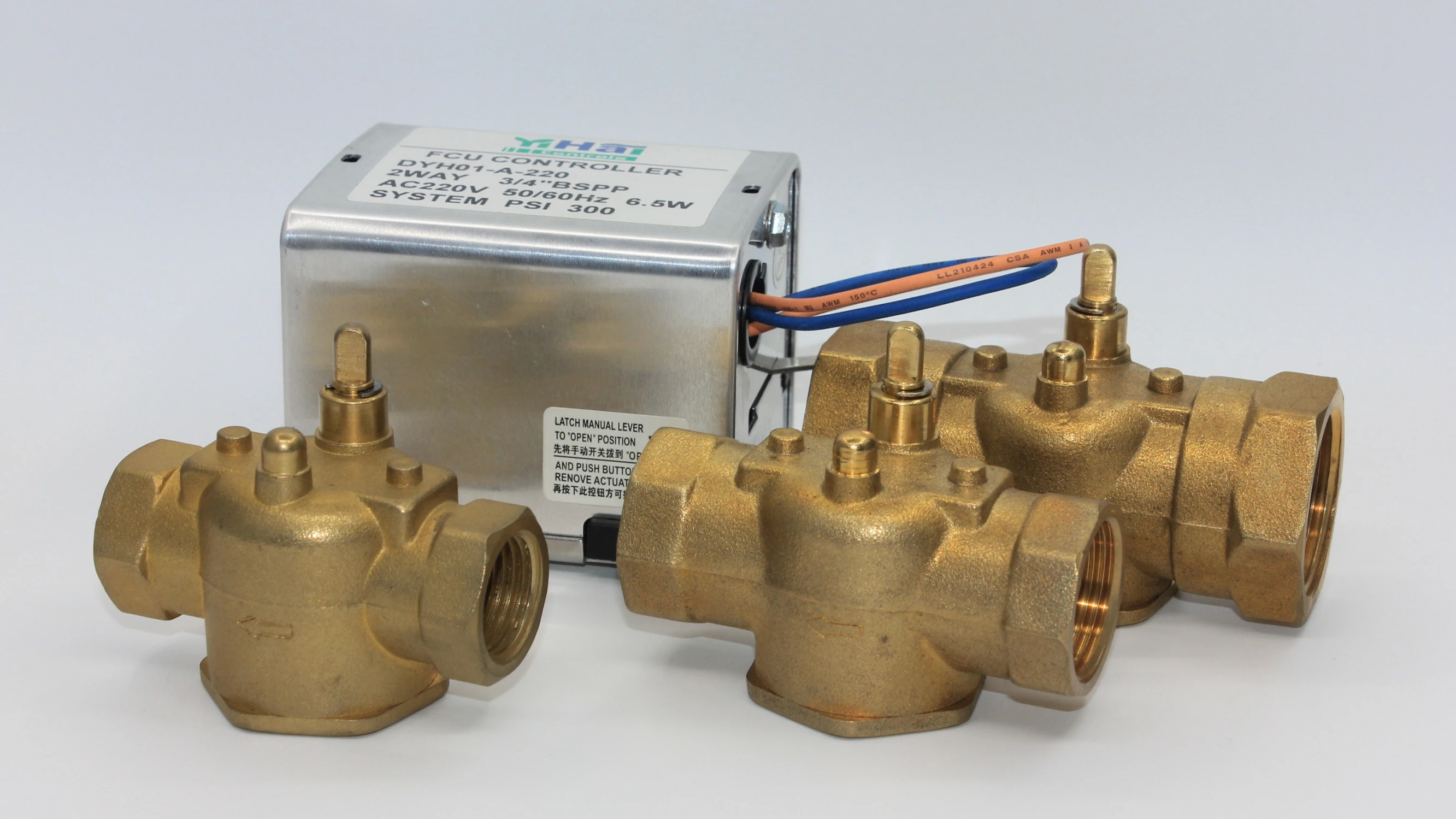 Клапан Из Китая 220v 2 way 3/4 дюймов регулирующий расхода воды клапаны для вентиляторный доводчик с водяным охлаждением