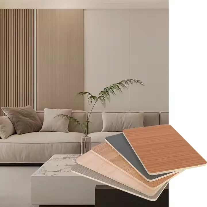 5/8mm Interior Hotel Natural Wall Decoration Factory Direct Bamboo Fiber Wpc Wall Board Wall Panel with Free Sample