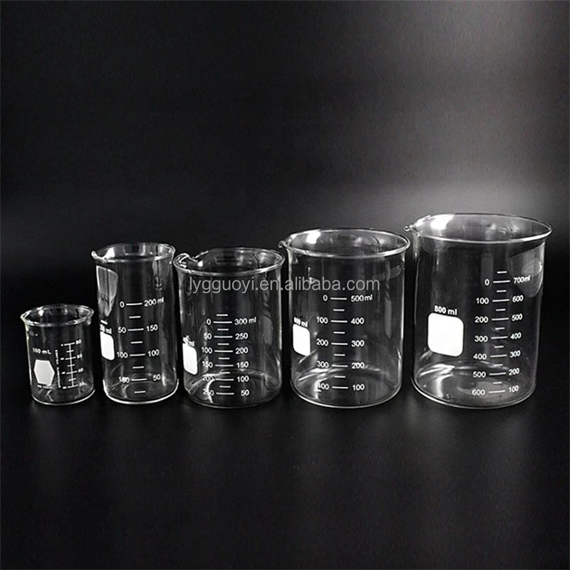 custom size measuring cup quartz glass beaker